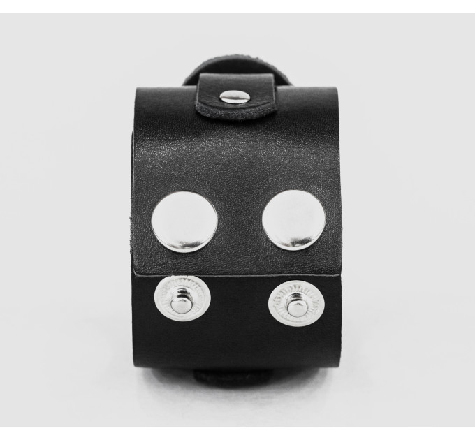 Широкий шкіряний браслет, код 3745