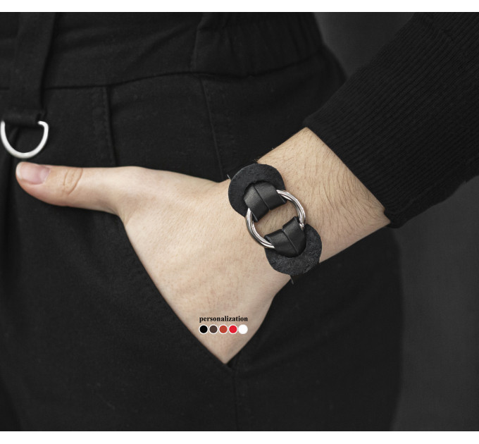 Шкіряний браслет, код 3750