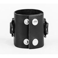 Широкий шкіряний браслет, код 3922