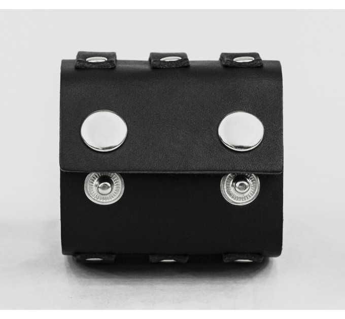 Широкий шкіряний браслет, код 4008