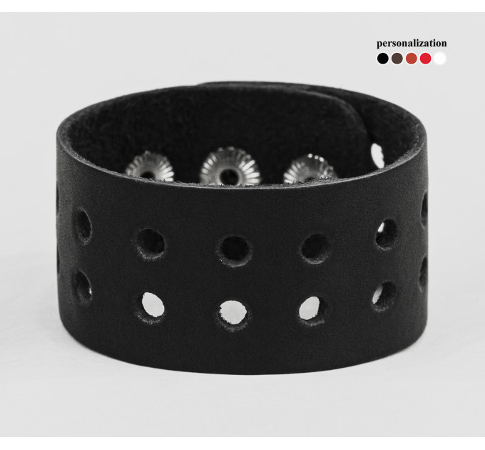 Шкіряний браслет, код 4020