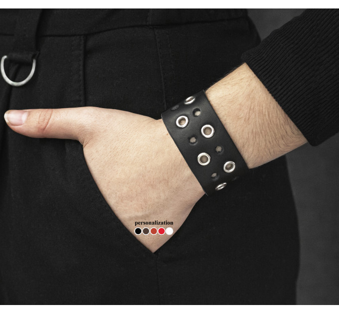 Шкіряний браслет, код 4025