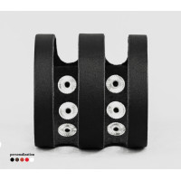 Широкий шкіряний браслет, код 4081