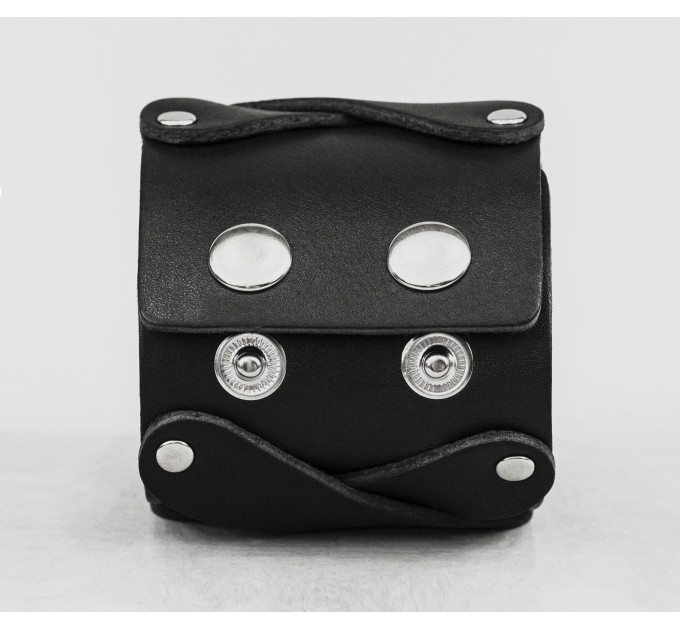 Широкий шкіряний браслет, код 4085