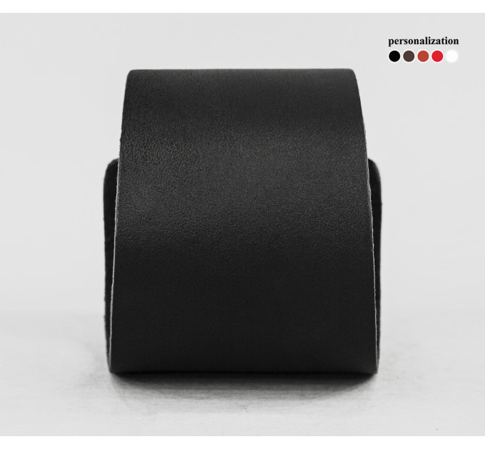 Широкий шкіряний браслет, код 4105