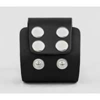 Широкий шкіряний браслет, код 4105