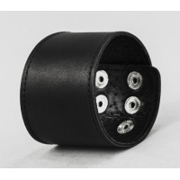 Широкий шкіряний браслет, код 4105ст