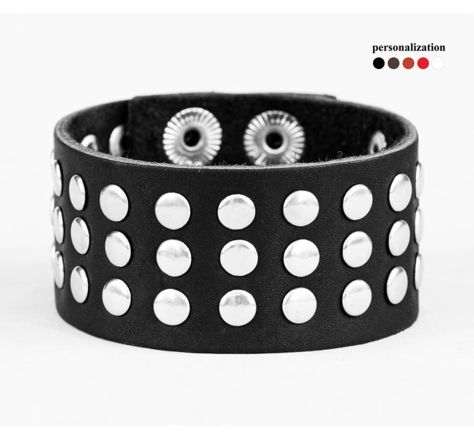 Шкіряний браслет, код 4603