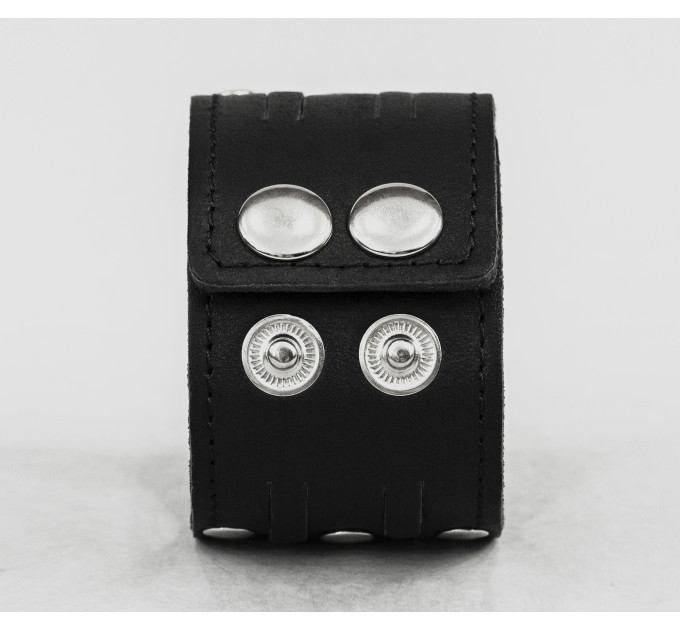 Широкий шкіряний браслет, код 4606ст