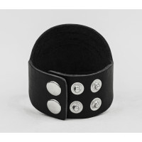 Широкий шкіряний браслет, код 4608