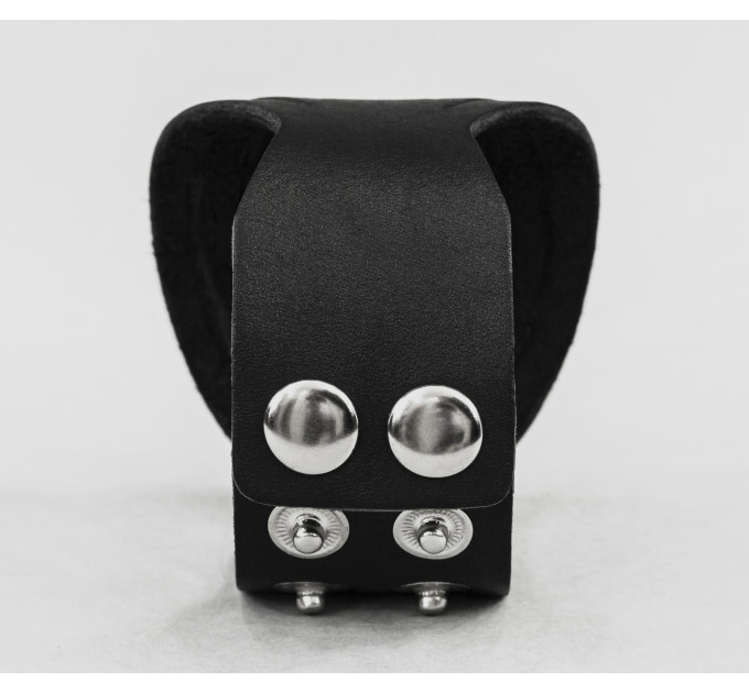 Широкий шкіряний браслет, код 4608