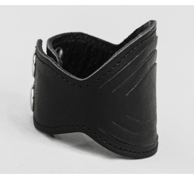 Широкий шкіряний браслет, код 4608ст