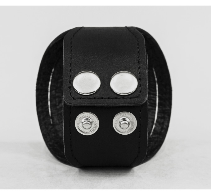 Широкий шкіряний браслет, код 4608ст