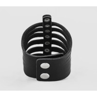 Широкий шкіряний браслет, код 4610