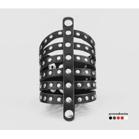 Широкий шкіряний браслет, код 4611