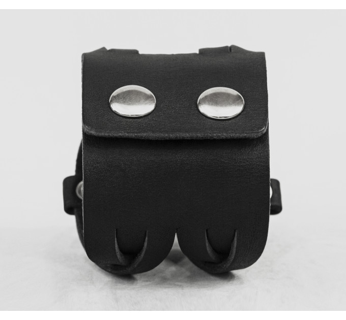 Широкий шкіряний браслет, код 4625