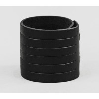 Широкий шкіряний браслет, код 4640