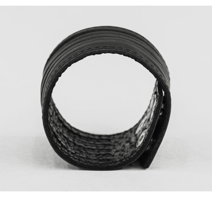 Широкий шкіряний браслет, код 4640ст