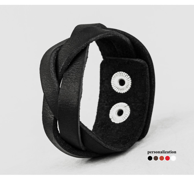 Шкіряний браслет, код 4641