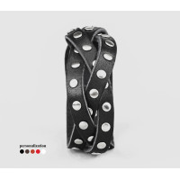 Шкіряний браслет, код 4643