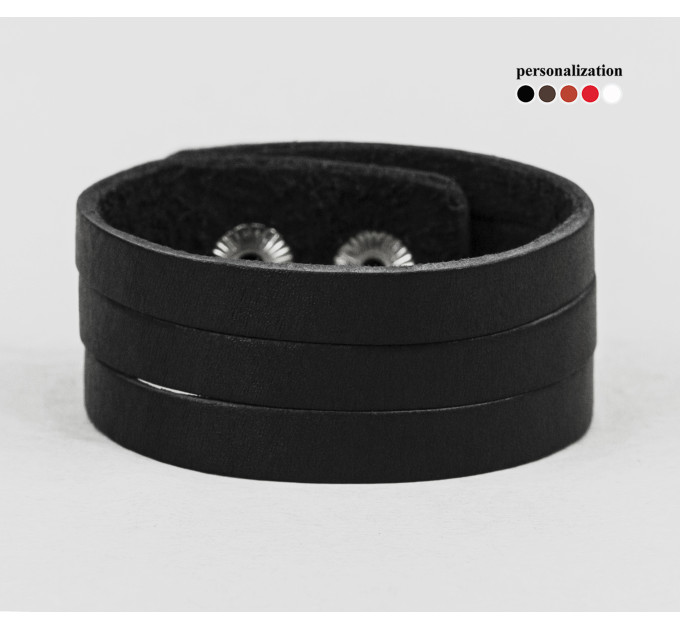 Шкіряний браслет, код 4645