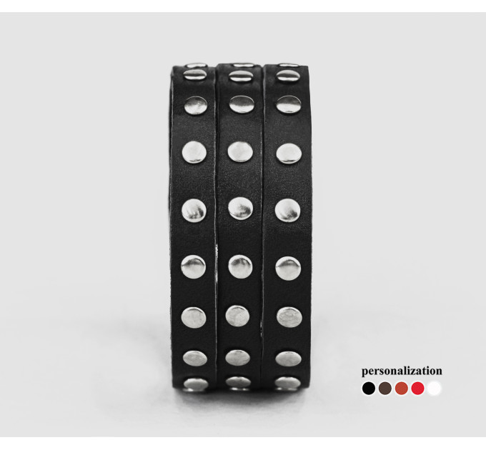 Шкіряний браслет, код 4647