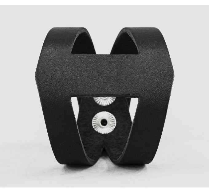 Широкий шкіряний браслет, код 4660