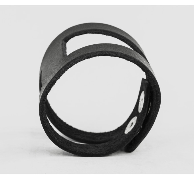 Широкий шкіряний браслет, код 4660