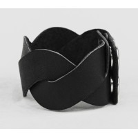 Широкий шкіряний браслет, код 4668