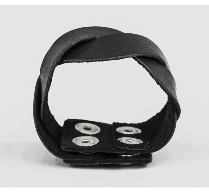 Широкий шкіряний браслет, код 4668