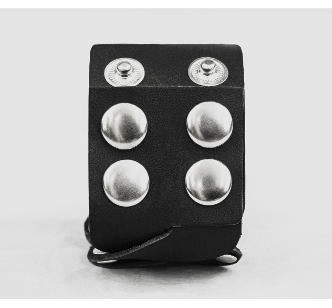 Широкий шкіряний браслет, код 4678