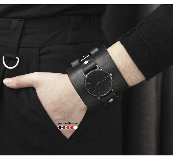 Шкіряний ремінець для годинника, 5045