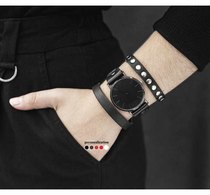 Шкіряний ремінець для годинника, 5080