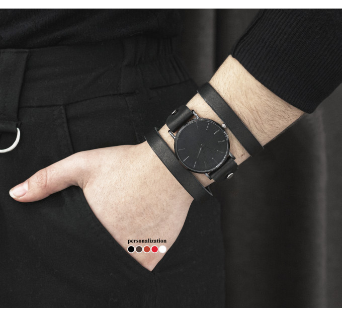 Шкіряний ремінець для годинника, 5081