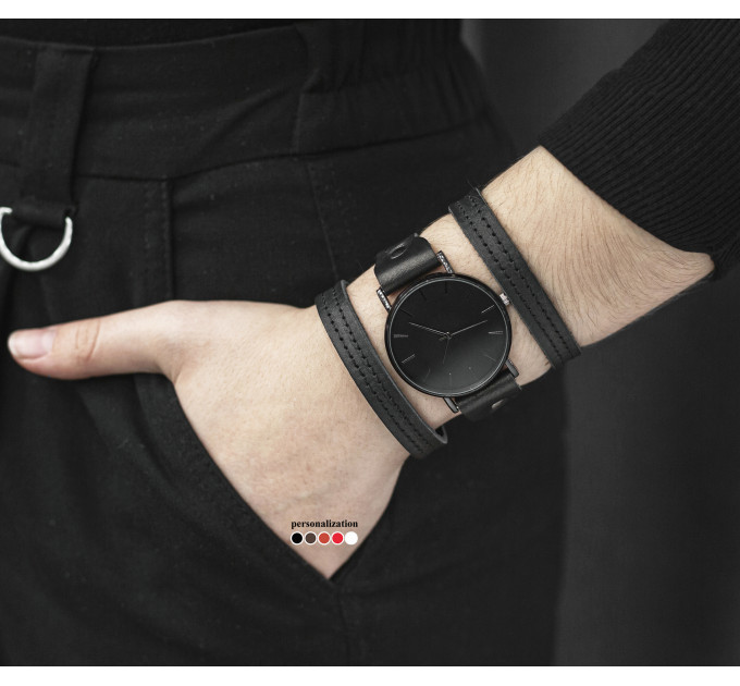 Шкіряний ремінець для годинника, 5081ст