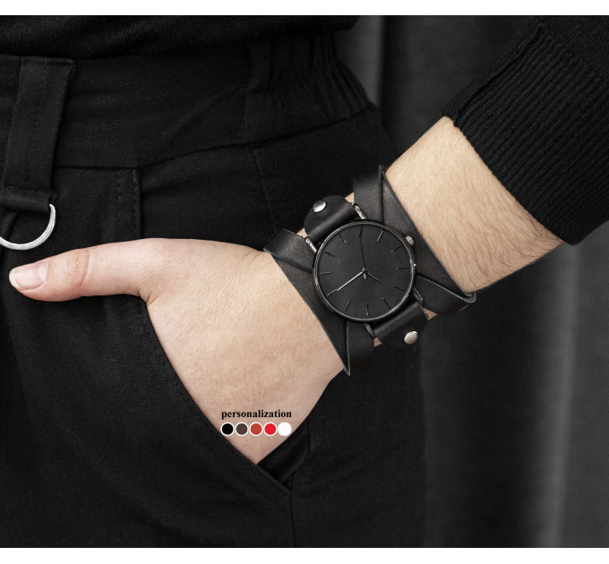 Шкіряний ремінець для годинника, 5082