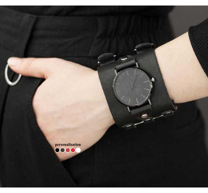 Шкіряний ремінець для годинника, 5107