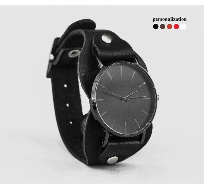 Шкіряний ремінець для годинника, 5325