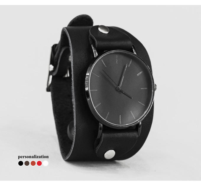 Шкіряний ремінець для годинника, 5345