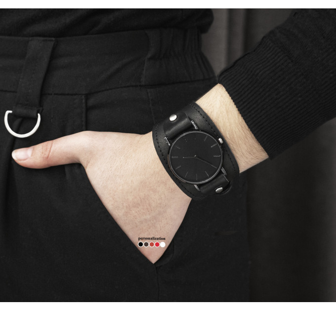 Шкіряний ремінець для годинника, 5345ст