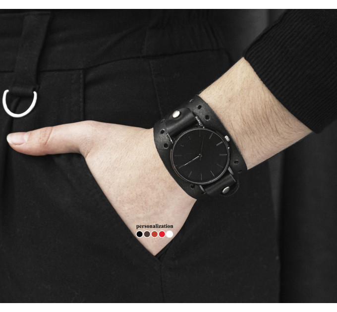 Шкіряний ремінець для годинника, 5346