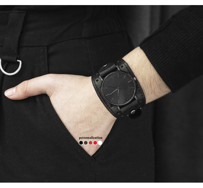 Шкіряний ремінець для годинника, 5346ст