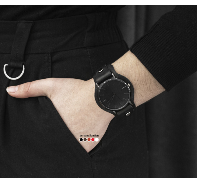 Шкіряний ремінець для годинника, 5355