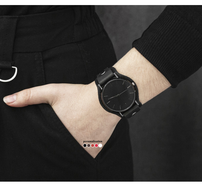 Шкіряний ремінець для годинника, 5355ст