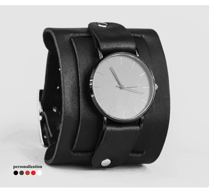 Шкіряний ремінець для годинника, 5411