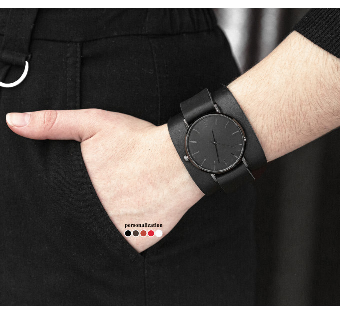 Шкіряний ремінець для годинника, 5530