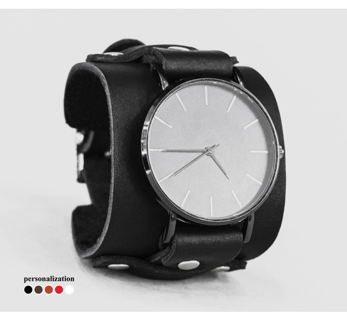 Шкіряний ремінець для годинника, 5552