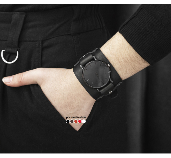 Шкіряний ремінець для годинника, 5552