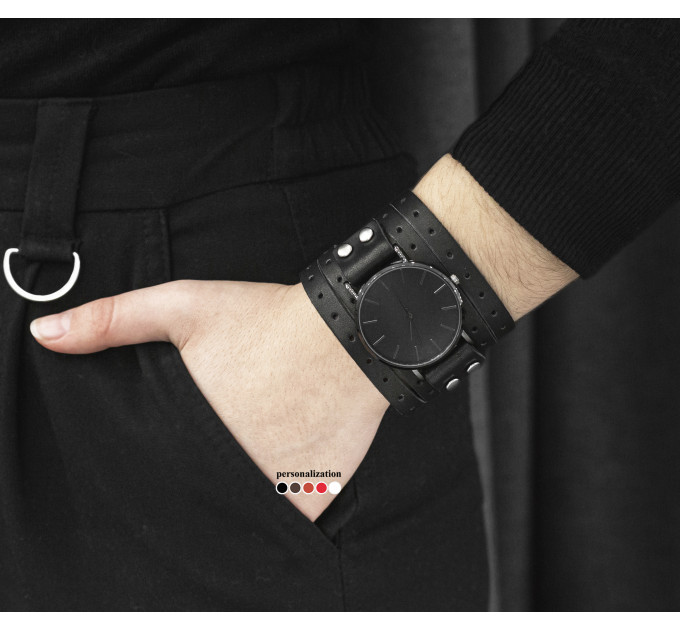 Шкіряний ремінець для годинника, 5601