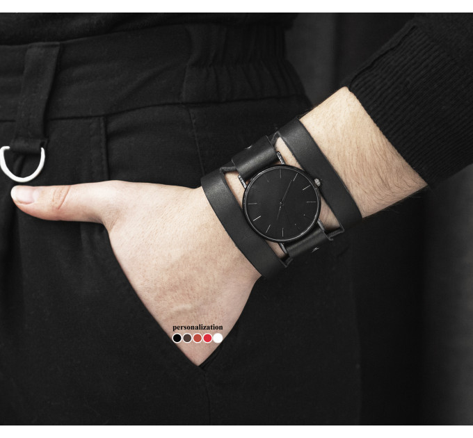 Шкіряний ремінець для годинника, 5620